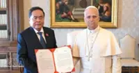 Vietnam's National Assembly Chairman meets Pope Leo XIV at the Vatican