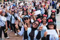 ‘A dream come true’: helpers flock to Hong Kong Disneyland for free trip given as thanks