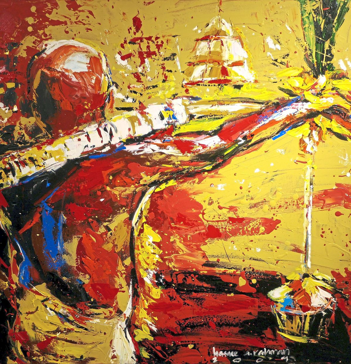 Hasnee Abdul Rahman’s portrayal of the kavadi tradition during Thaipusam at Batu Caves. 