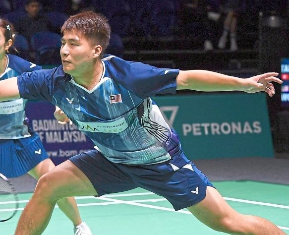 Another shot: Jimmy Wong is ready to start from scratch again with new partner Cheng Su Yin. — IZZRAFIQ ALIAS/The Star