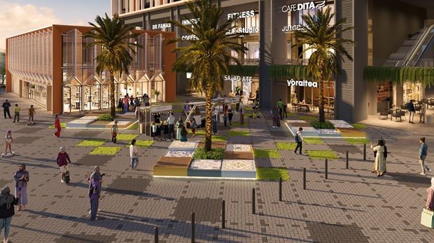 Artist’s impression of Anja Signature Retail, conveniently located to reduce commute time and enhance the experience of living in a vibrant, lifestyle-focused community.