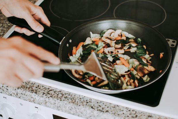 Is it true that cooking in a non-stick pan releases harmful chemicals into your food?