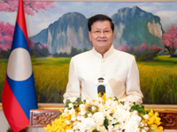 Lao president offers New Year wishes, calls for unity and sustainable development