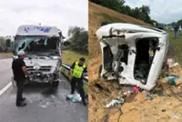 Lorry crashes into van carrying dozens of pets on NSE