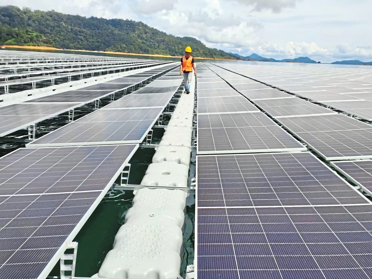 The floating solar farm at the Bakun Hydroelectric Plant first generated power in December 2024. It is Sarawak’s first integrated hydroelectric and solar power scheme. — Sarwak Energy