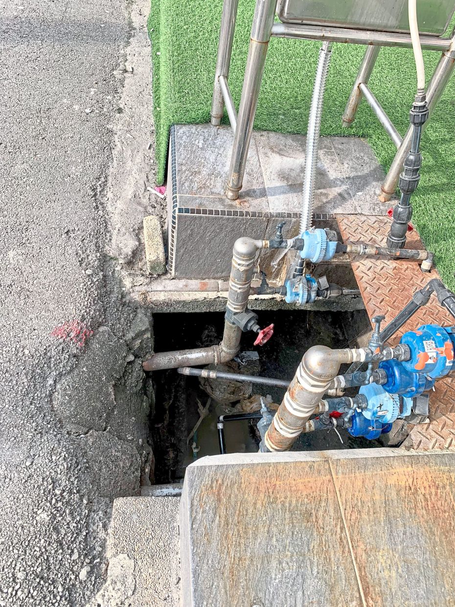 Pipes inside drains in SS2, Petaling Jaya, make it difficult for workers to clean effectively.