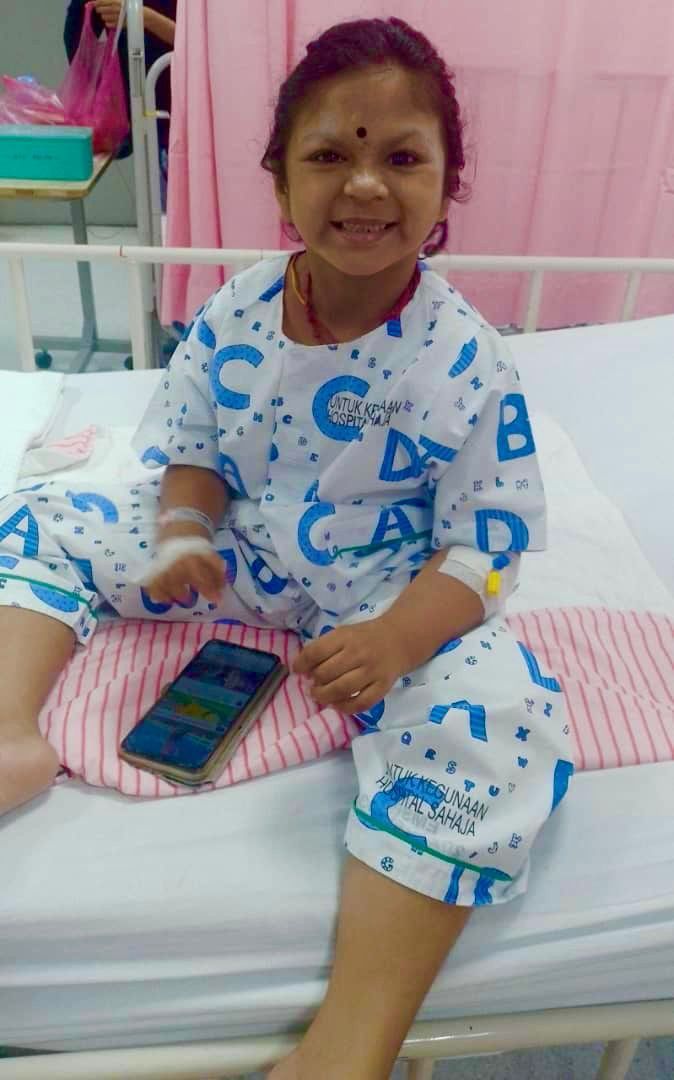 Vimalaashravanee needs RM55,000 for urgent heart surgery.