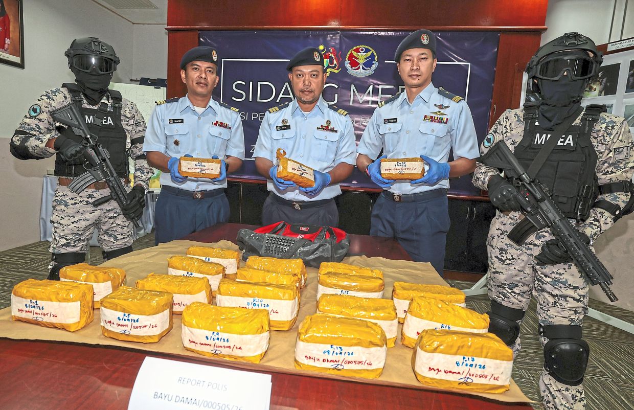 The seizure was made near the Batu Layar beach following intelligence gathered by the agency on an attempt to smuggle the drugs to a neighbouring country.