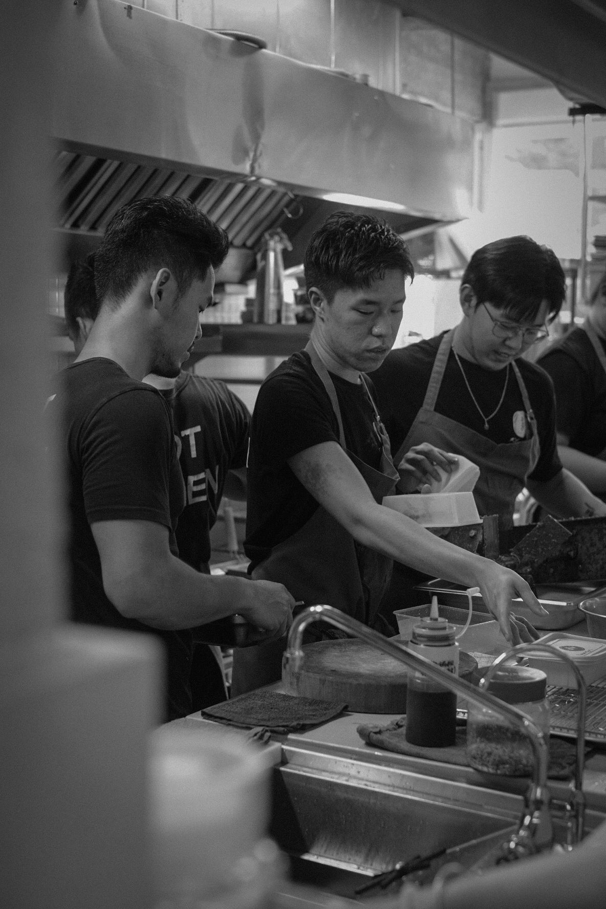 Khor has created a safe kitchen for his staff and went to therapy to learn how to be vulnerable with them so they could be vulnerable with him. Photo: Fifty Tales