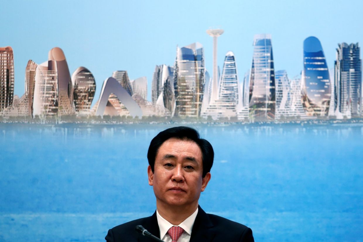 The founder of China Evergrande Group has pleaded guilty to charges including misuse of funds and fundraising fraud, a court in Shenzhen said.