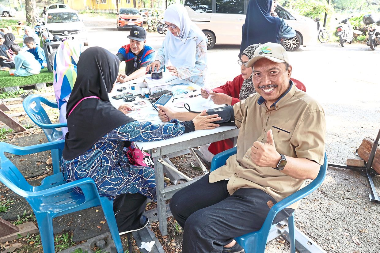 Mohd Zainuddin wants more people, especially the younger generation, to take charge of their health.