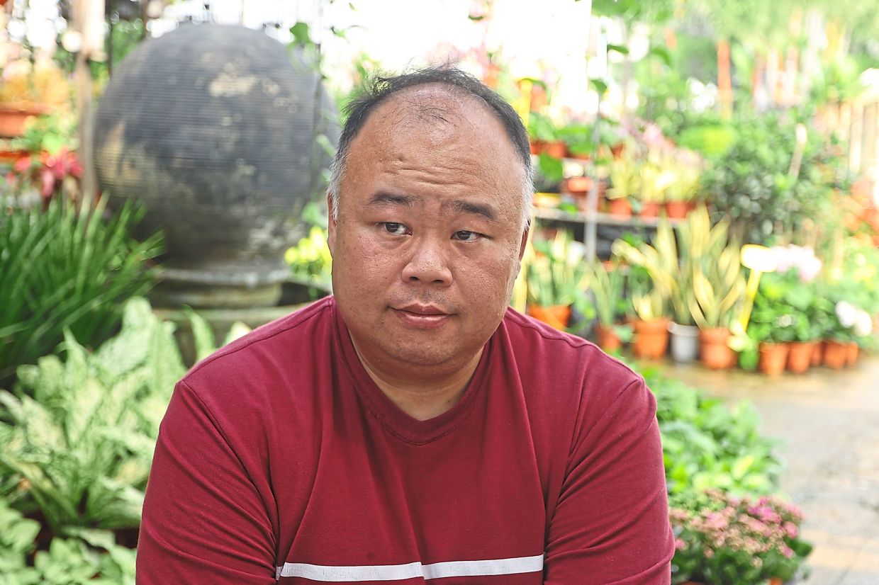 Goh says relocation costs and lack of a suitable site have prevented him from moving out.