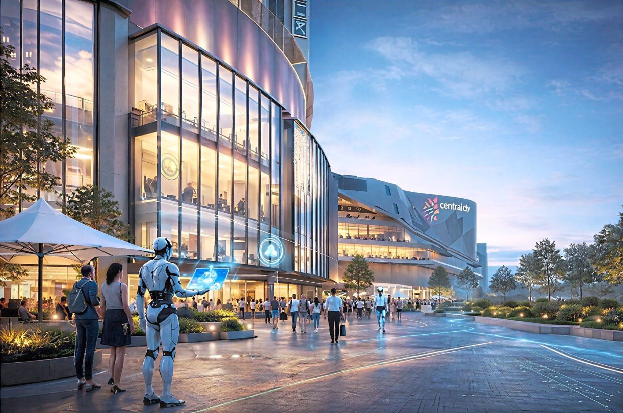 An ecosystem in i-City: alrajhi bank’s anchors i-City’s status as a comprehensive urban platform for international business.