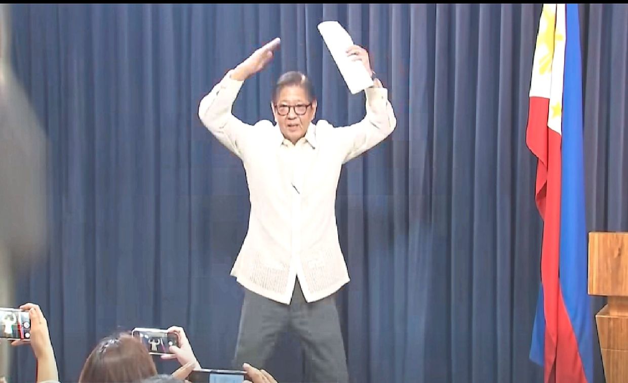 “I challenge anyone saying that I am sick, that they come and exercise with me,” Marcos Jr said.