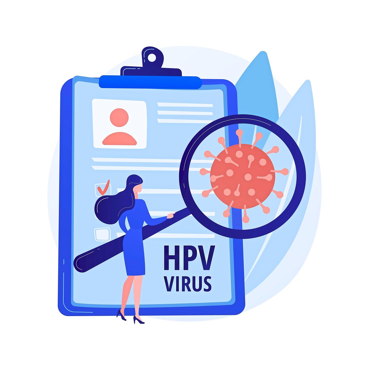 Being diagnosed as HPV positive means the the human papillomavirus has been detected in the cervix; tt doesn't mean you have cancer or are going to get it. Photo: Freepik