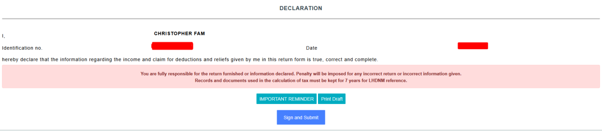 Note that users will no longer be able to edit their information after signing and submitting their e-filing form.
