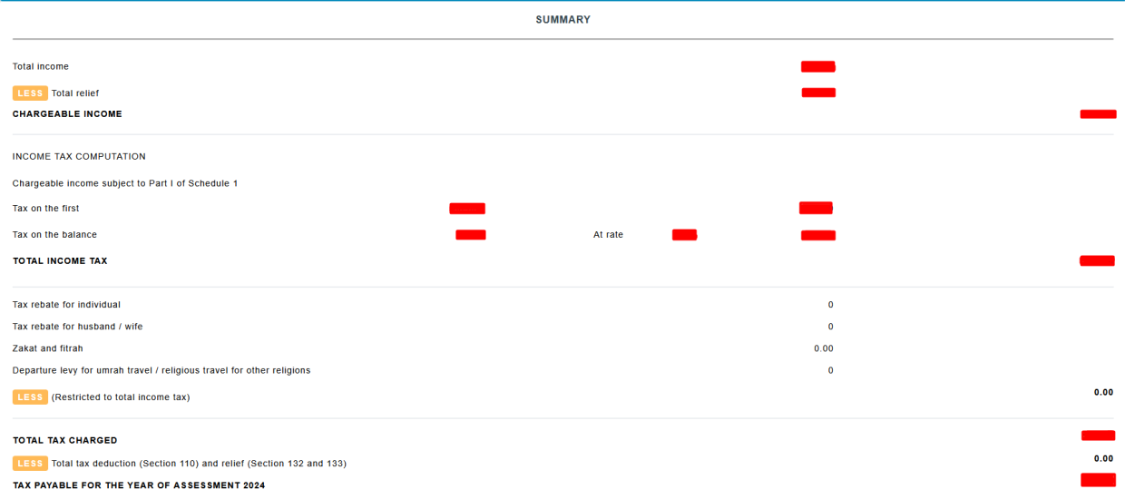 Review the information on the summary page to make sure there aren't any mistakes.