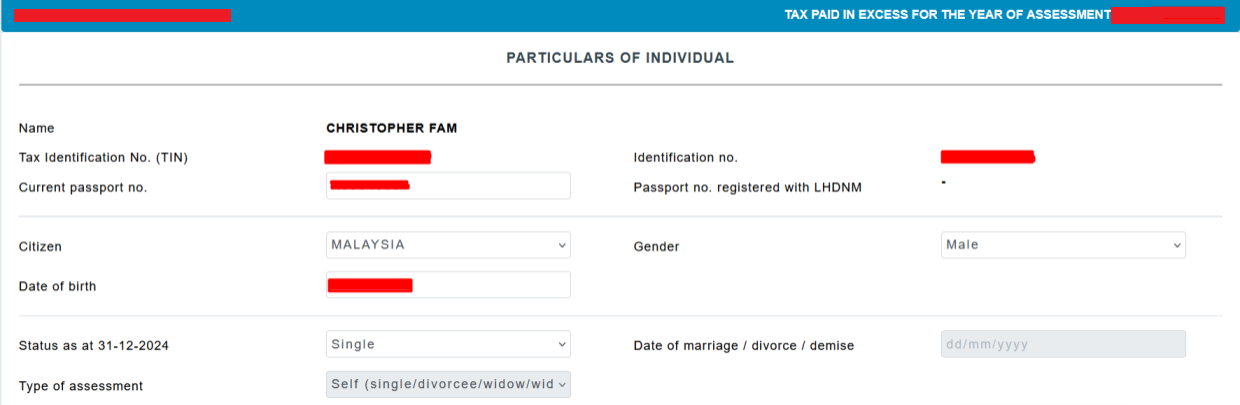 For the most part, just make sure that all the particulars are accurate on both particulars pages.