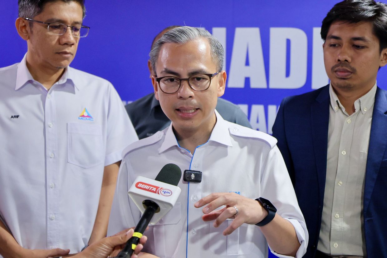 Communications Minister Datuk Fahmi Fadzil said the public submitted official complaints regarding the matter to the MCMC.