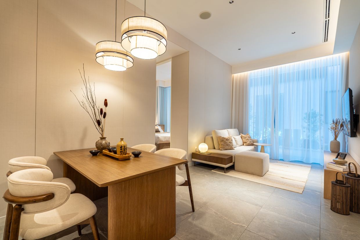 Blending a Japanese-inspired design philosophy with sustainable living principles, the development introduces a refined balance of wellness, lifestyle comfort and modern sophistication.