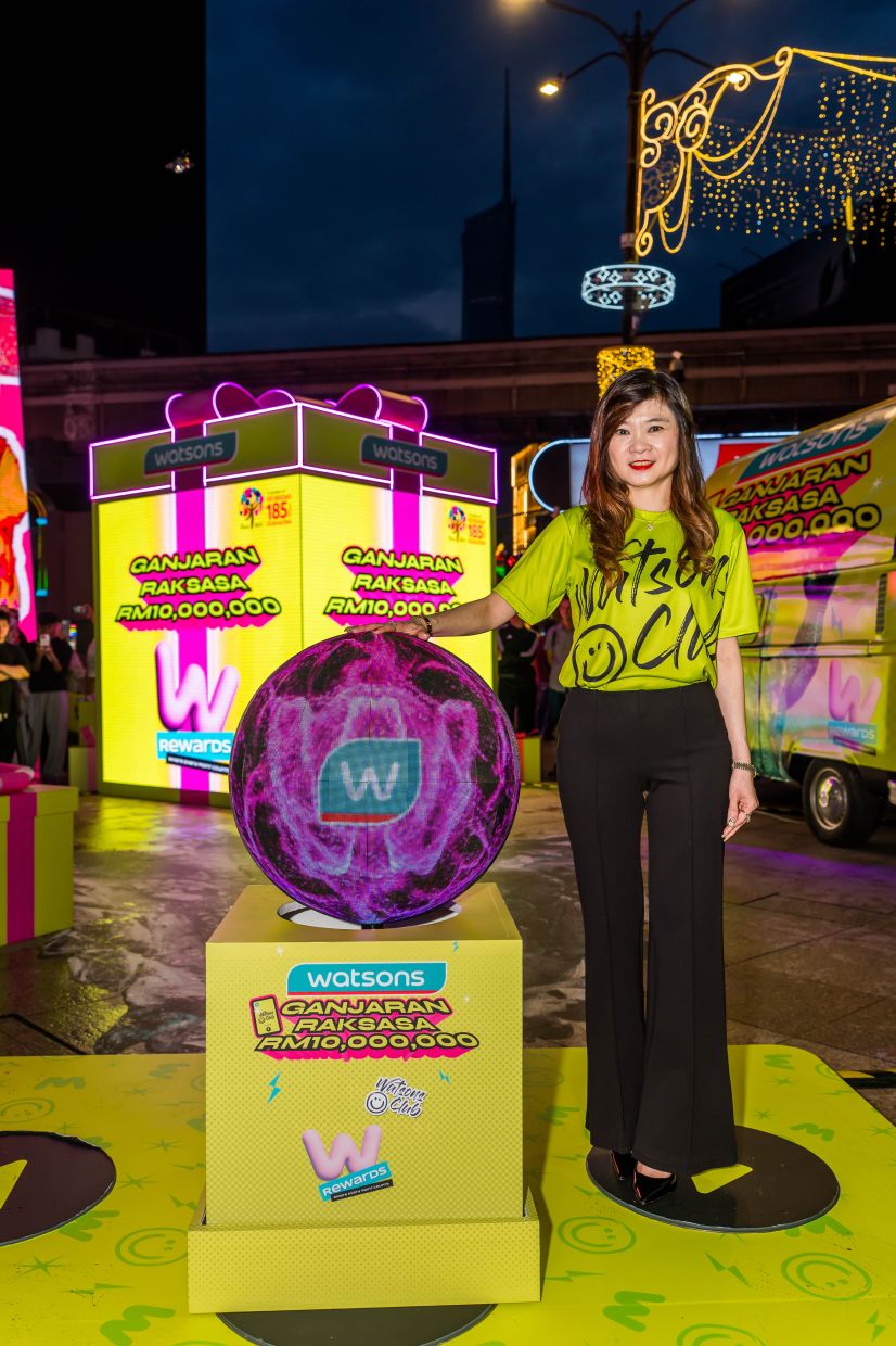 Loh officiated the launch of Watsons Ganjaran Raksasa, its biggest-ever member rewards campaign, in Kuala Lumpur.