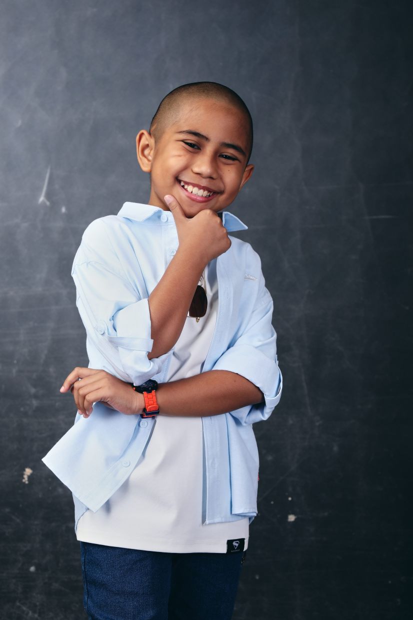 (Left) Muhammad Iman Zafran started reading at just three years old – nurtured by his mother, a teacher who encourages him to develop his language and public speaking skills.