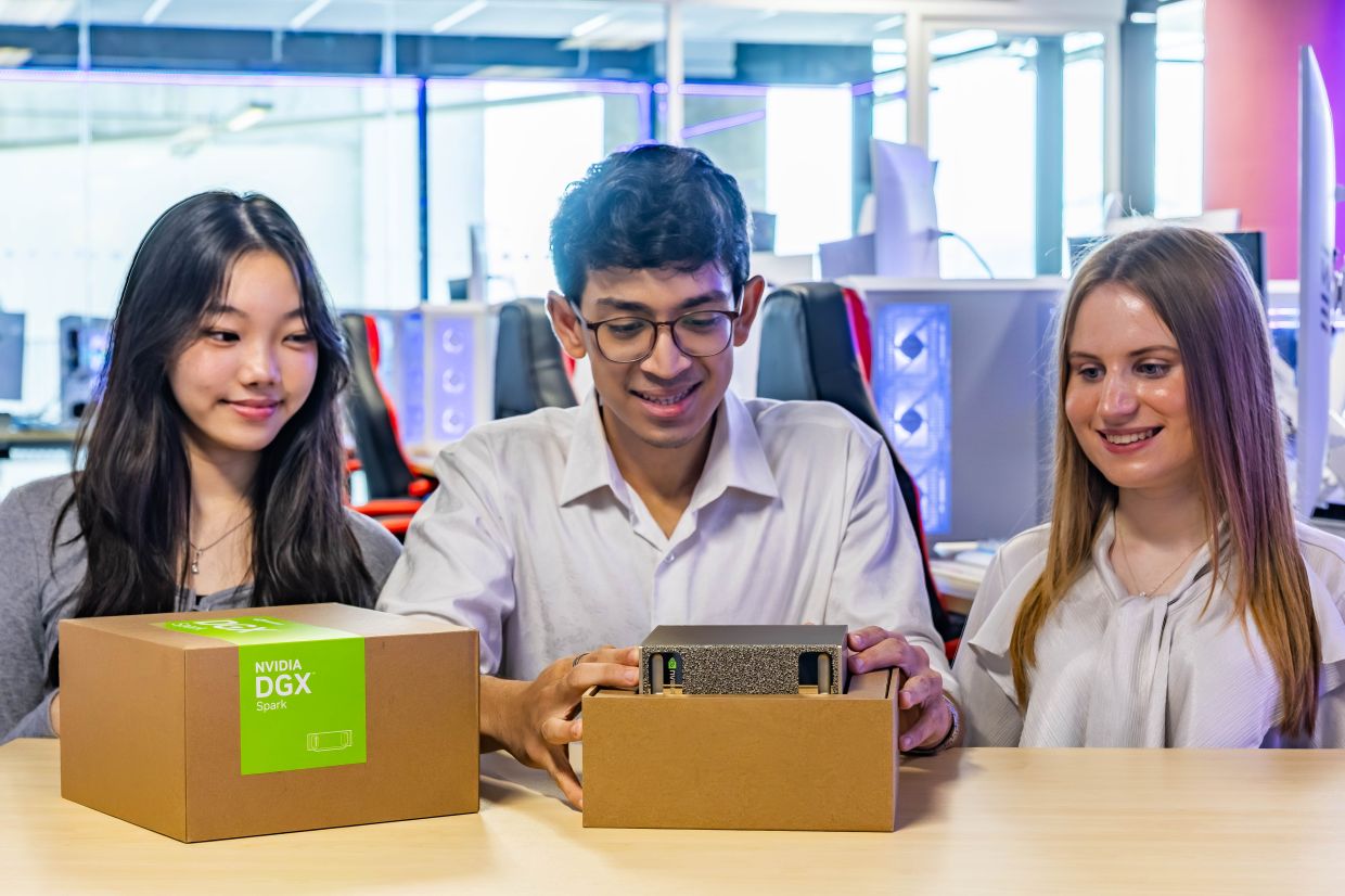 The next generation of AI talent, powered by Nvidia DGX Spark Supercomputing.