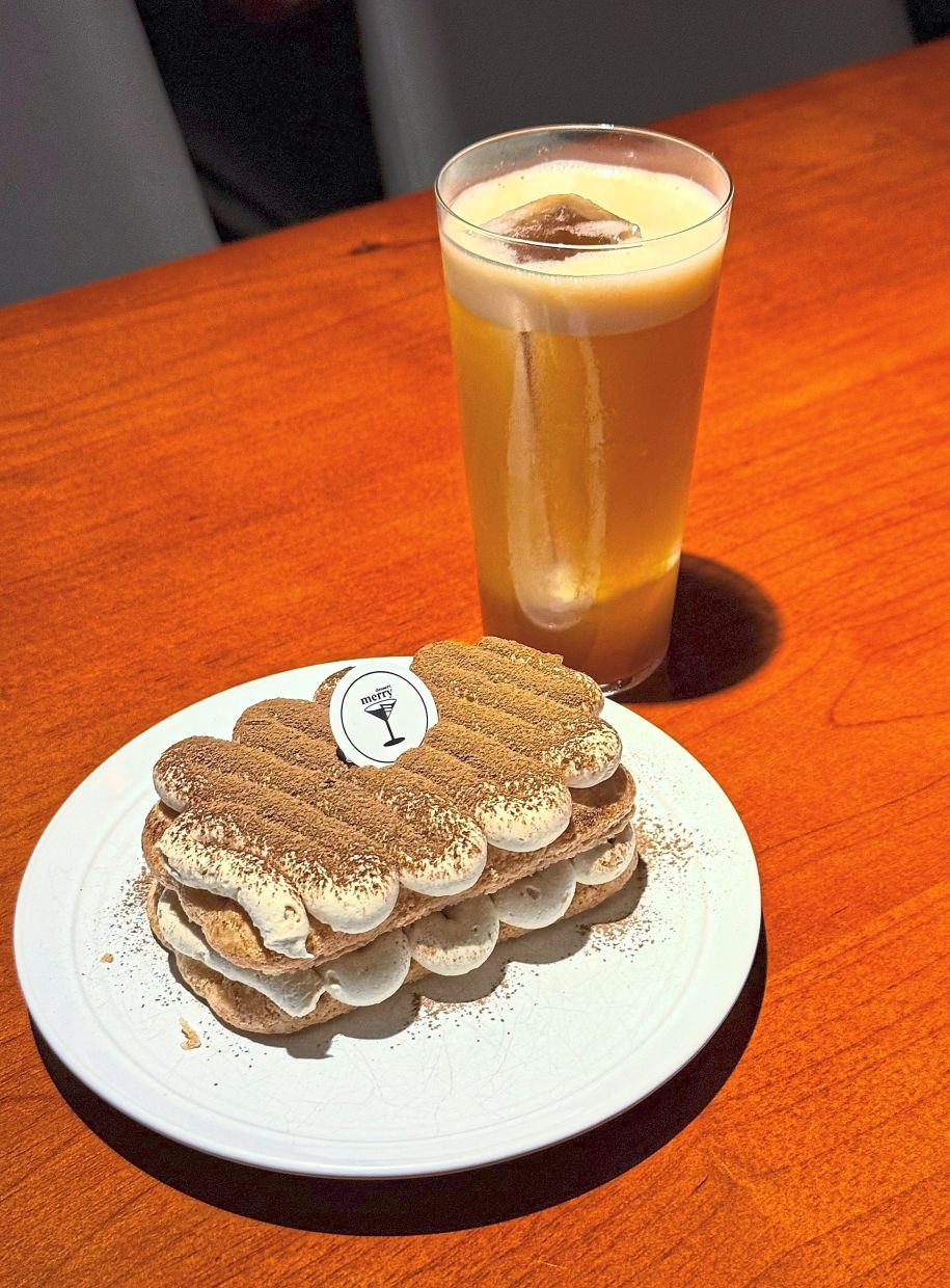 Merry Dessert does both desserts and cocktails merrily well indeed.