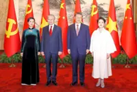 Xi meets Vietnam’s To Lam in Beijing