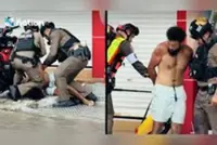 Seven French tourists arrested in Phuket over disruptive Songkran water play