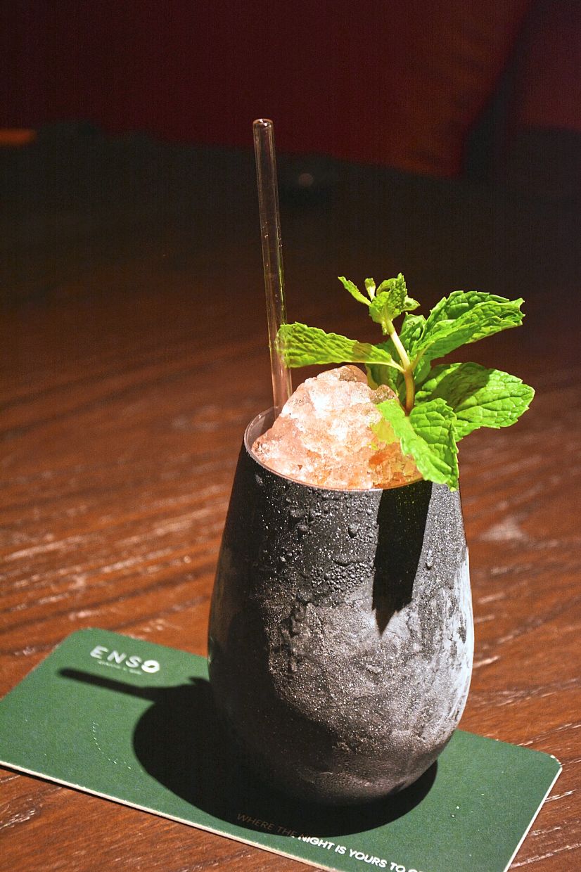 The Wasa-Mo is a mix of Farmer’s Gin, wasabi cordial, Mancino Bianco, lime and grenadine. 