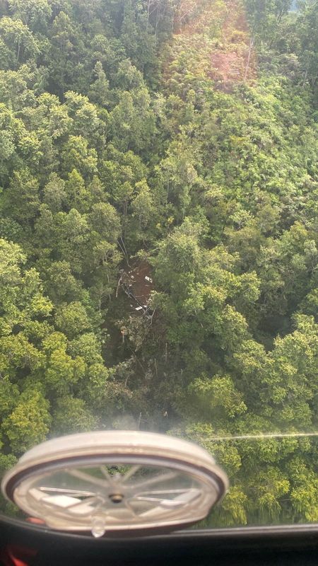 All eight people on board a helicopter ⁠were killed.