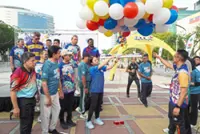 Fighting child obesity with takraw, jump rope