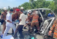 Two killed, two hurt in car-van crash in Kuala Kangsar