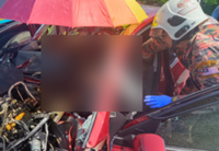 Lorry-car crash leaves five injured in Kampung Sungai Leman