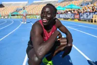 Athletics-Teen sensation Gout misses sub‑10 mark at Australia's junior championships