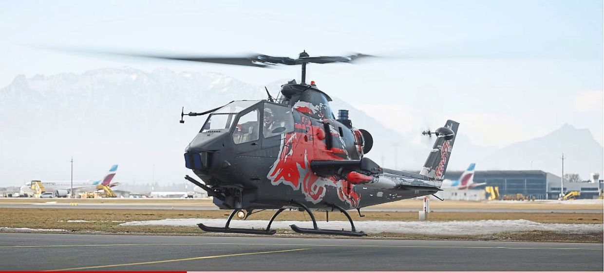 The Flying Bulls include aerobatic helicopters.