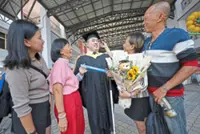 Blind graduate earns his degree