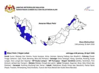 Thunderstorms in KL, Putrajaya and eight states until 6pm