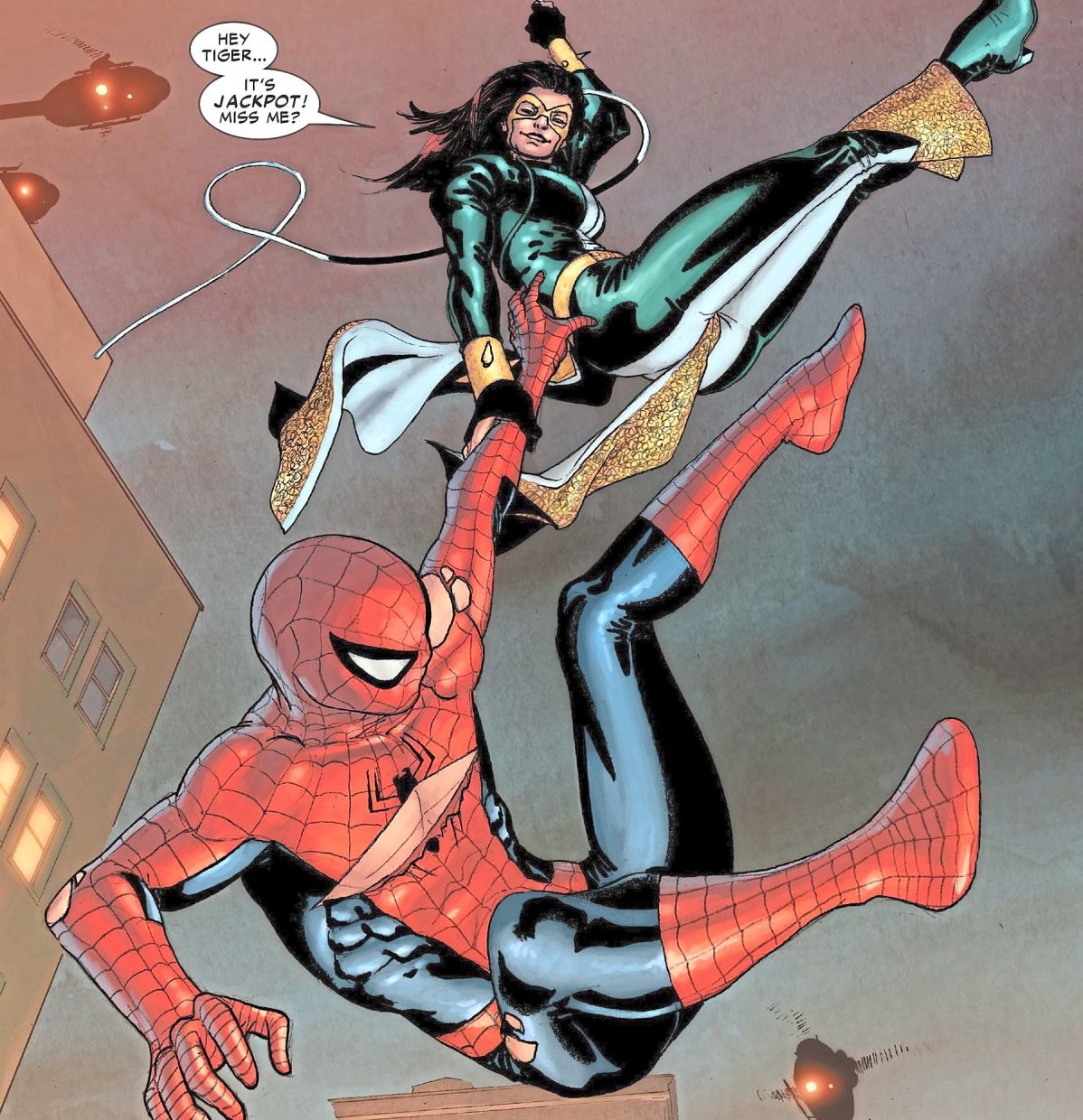 Spidey gets a beautiful new ally in the form of Jackpot.