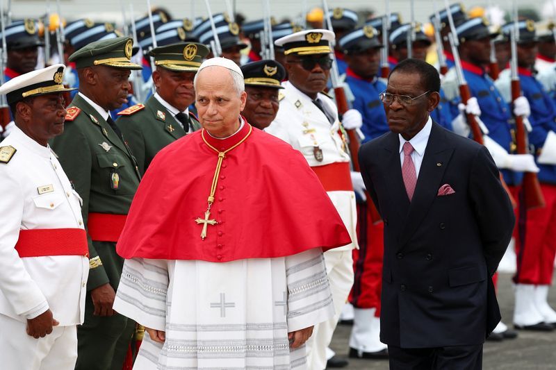 Pope visits Equatorial Guinea after denouncing authoritarians