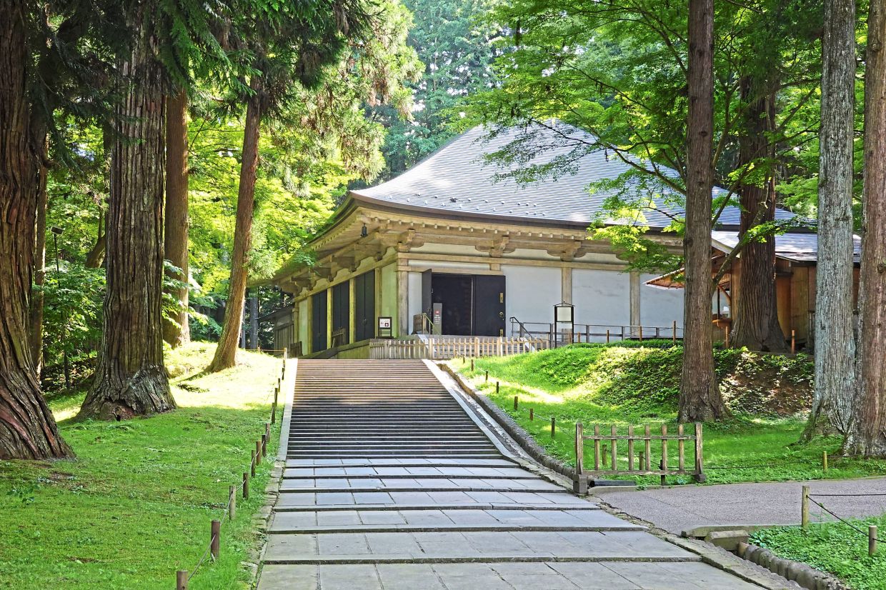 Hiraizumi in Japan boasts beautiful gardens and temples. — 663highland/Wikimedia Commons