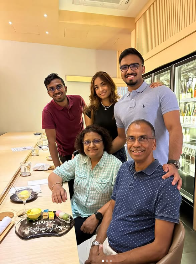 His family, Dr Appasamy says, has been his biggest pillar.