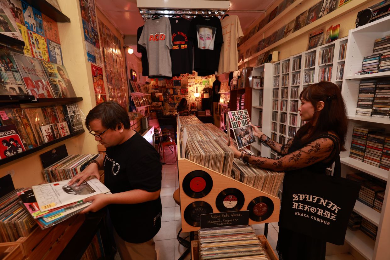 From Sputnik to the Kena Sound! collectors’ market, there will be no shortage of used vinyl to dig through if you are not hunting for RSD releases. Photo: The Star/Kamarul Ariffin