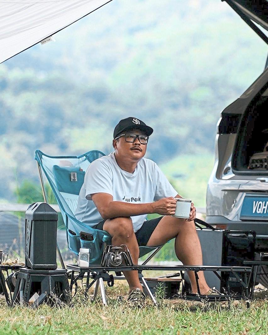 Camper Wee has his emergency backpack ready to go and suggests that other families do the same. Photo: Derick Wee