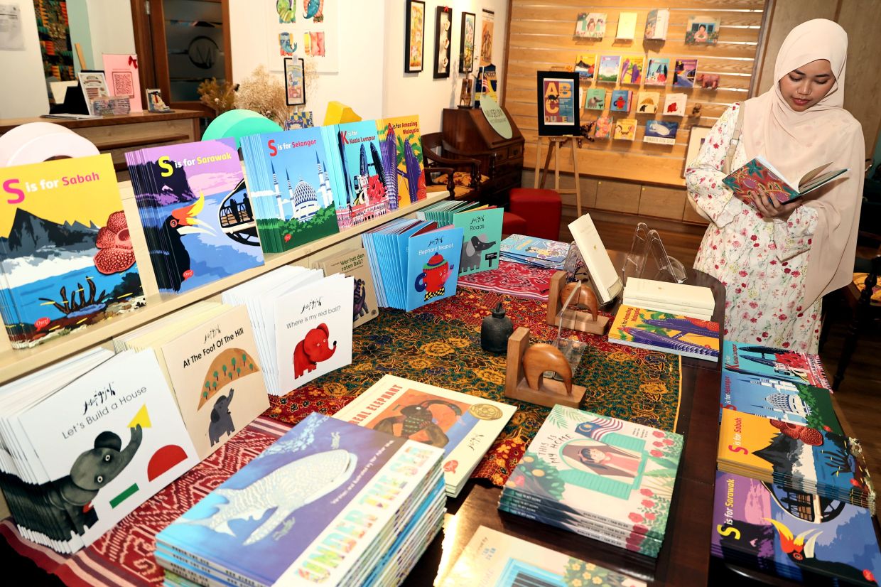 The Duke Museum of Picture Book Art at GMBB creative mall in Kuala Lumpur is hosting a special event this month titled 'From Folklore To Alphabet (Dari Dongeng Ke Abjad)'. Photo: The Star/Azman Ghani 