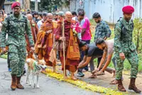 Monks set off on week-long peace walk