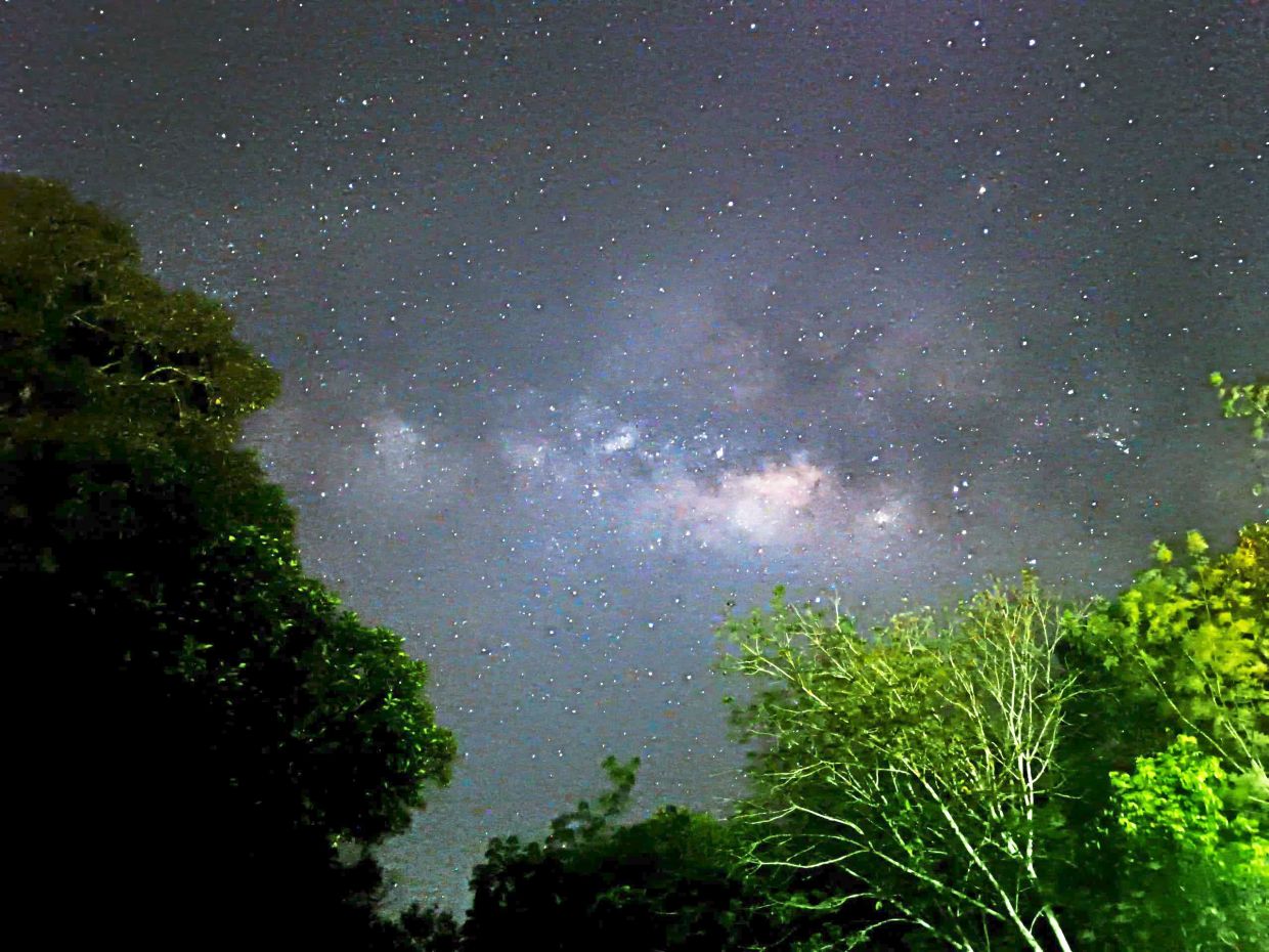 One of the Milky Way photos that Yakub takes in his hometown in Papar, Sabah. — YAKUB MUSTAPA