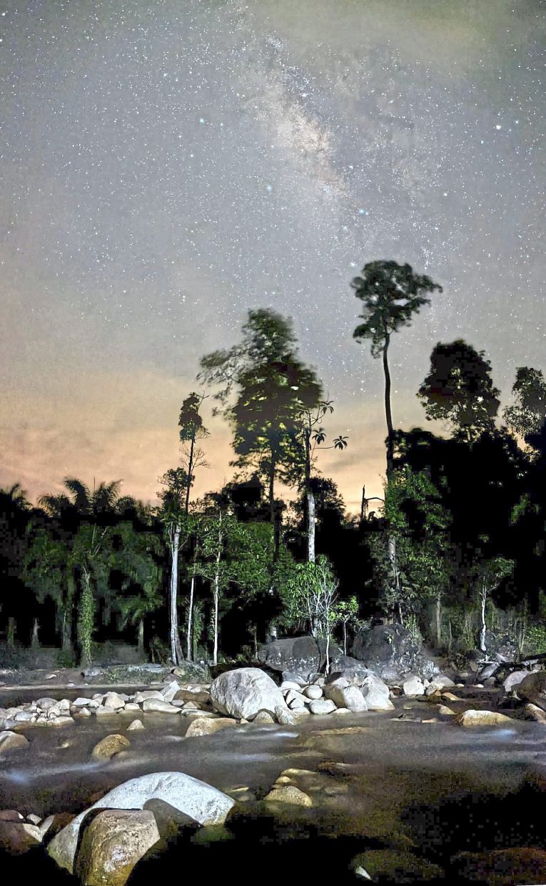 Damak, Pahang is one of the places Muhammad Mustaqim visits to see the Milky Way. — MUHAMMAD MUSTAQIM ROSDEN