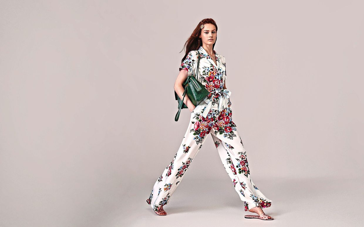 Whether it’s a sharply cut blazer paired with tailored shorts, a floral silk shirt worn with matching palazzo pants or a knit set, co-ords take the guesswork out of styling.